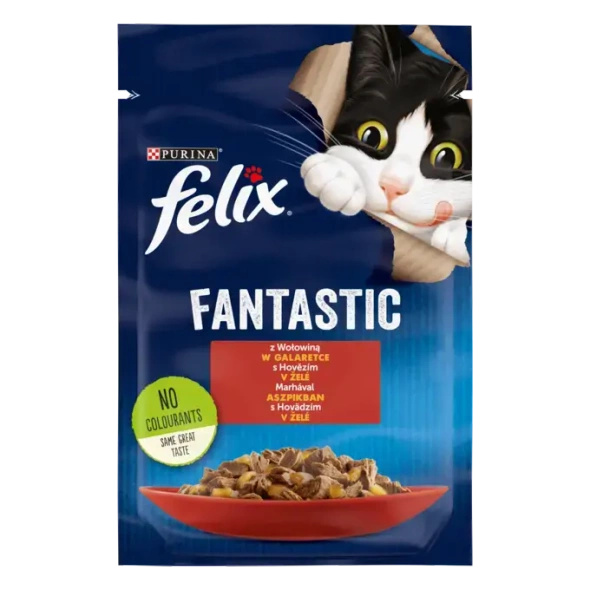 Felix Fantastic – Wołowina w galarecie 85 g