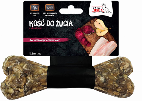 Syta Micha Kość do żucia dla szczeniąt i seniorów 13,5cm