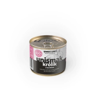 Uniszki  Unismak Królik z burakiem 210g