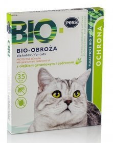 Pess Obroża owadobójcza dla kotów 35cm