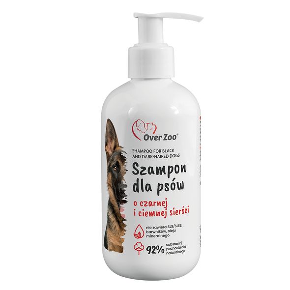 Over Zoo Szampon dla psów o czarnej i ciemnej sierści 250ml