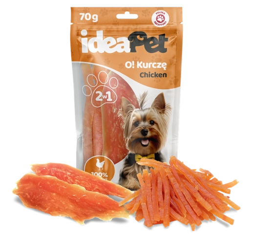 IDEAPET PIES 70g KURCZĘ MIX             