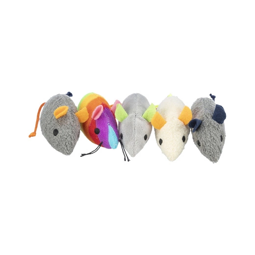 Trixie myszka pluszowa dla kota, 7 cm, z kocimiętką - 1 szt.