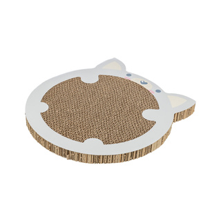 Trixie Junior, drapak kartonowy, dla kota, w kształcie chomika, jasnoszary, 31 × 2.5 × 32.5 cm, z kocimiętką