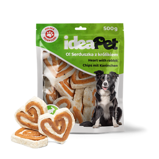 IDEAPET 500g SERDUSZKA Z KRÓLIKIEM