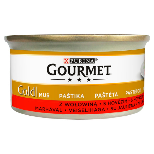 Gourmet Gold mus z wołowiną 85g