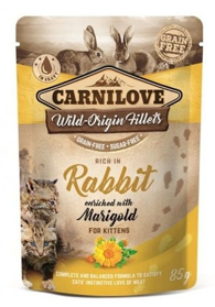 Carnilove Kitten Rabbit & Marigold 85g saszetka