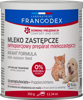 FRANCODEX Mleko w proszku dla szczeniąt i kociąt 350 g