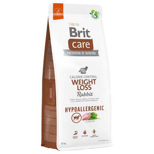 Brit Care Dog Hypoallergenic Weight Loss, królik 12kg