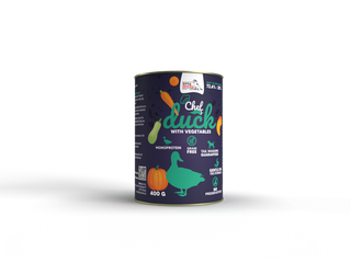 Syta Micha Mokra karma dla psa Kaczka z warzywami 400g