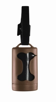 BERGAMO POJEMNIK NA KUPOWORKI BRĄZOWY + 20worków w zestawie