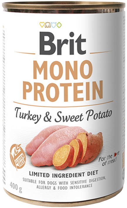 Brit Mono Protein Turkey & Sweet Potato 400g