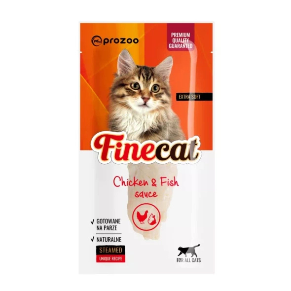 Prozoo FineCat Kurczak gotowany na parze w sosie rybnym
