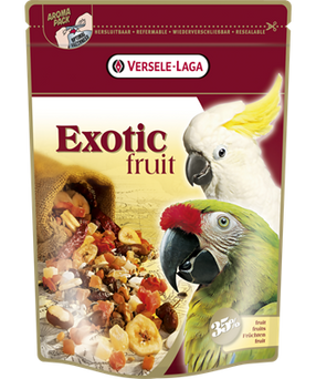 Versele-Laga Exotic Fruit – mieszanka ziaren i owoców dla papug 750 g