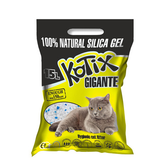 Kotix żwirek silikatowy Naturalny 15L - 6kg