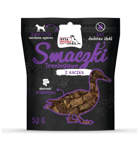 Syta Micha Smaczki treningowe z Kaczką 50g