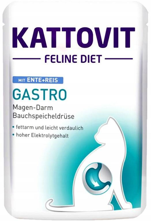Kattovit Gastro Kaczka+Ryż 85g