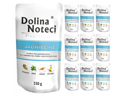 ZESTAW Dolina Noteci 10x150g Jagnięcina