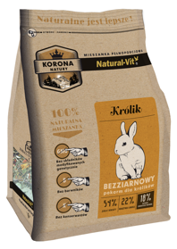Korona Natury karma dla królików 750g