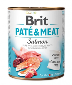 Brit Pate & Meat Salmon 800g