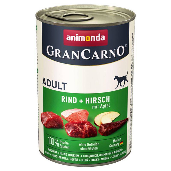 Animonda Grancarno Jeleń + Jabłko 400g