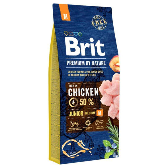 Brit By Nature Junior M 15kg