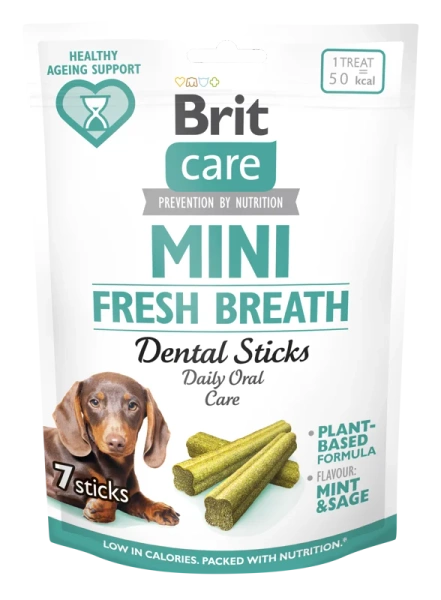 Brit Care Mini Fresh Breath 120g przysmak dla psów małych ras