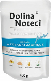 Dolina Noteci Junior Małe Rasy Żołądki Jagnięce 100g