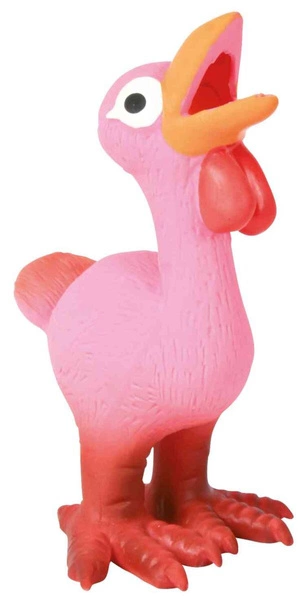 Trixie Kurczak z Piszczałką – Zabawka Lateksowa dla Psa 14 cm