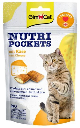 GimCat Nutri Pockets Ser+Tauryna 60g