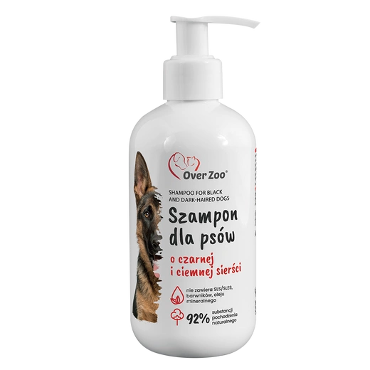 Over Zoo Szampon dla psów o czarnej i ciemnej sierści 250ml