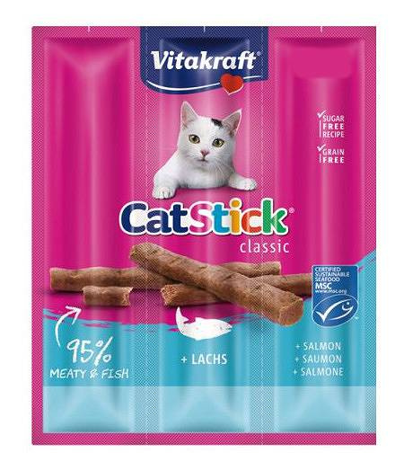Vitakraft Cat Stick Mini Łosoś 3szt.