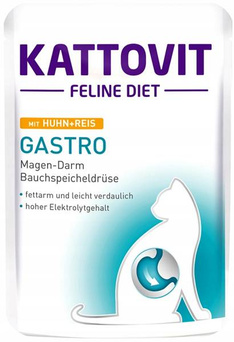 Kattovit Gastro Kurczak+Ryż 85g