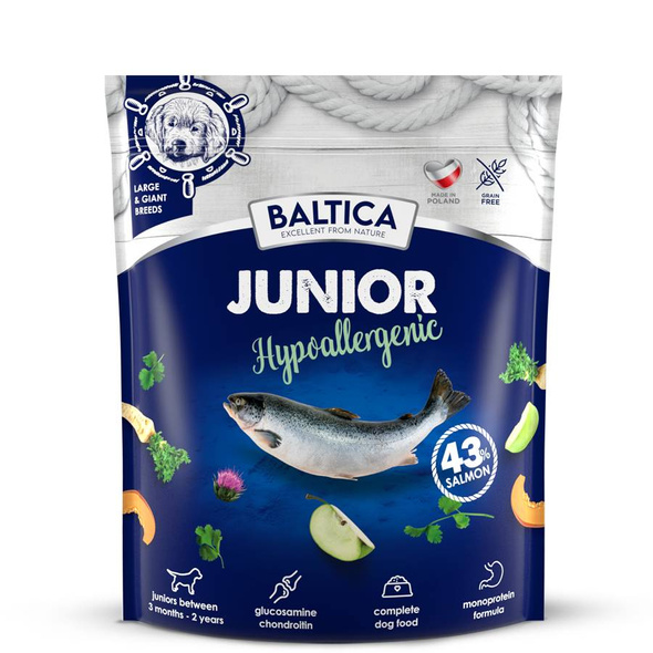 Karma dla Juniora z łososiem Large Baltica - duże rasy 1kg