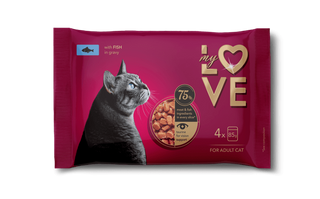 My Love – karma mokra dla kota ryba w sosie (4x85 g)