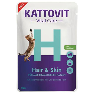 Kattovit Vital Care Hair&Skin z drobiem 85g