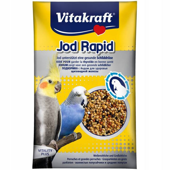 Vitakraft Jod Rapid Witaminy z jodem dla papużki falistej 20g