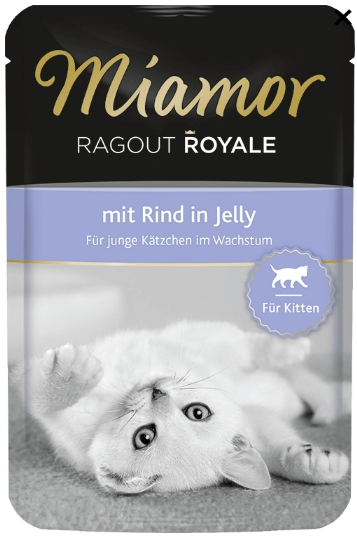 Miamor Kitten Wołowina w Galaretce100g