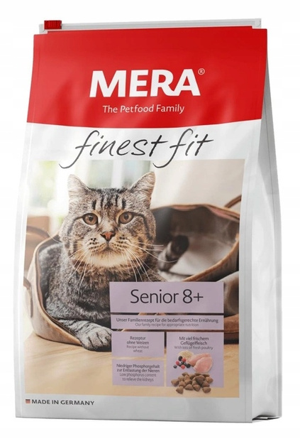Mera Finest Fit Senior 8+ Drób z dzikimi jagodami 400g