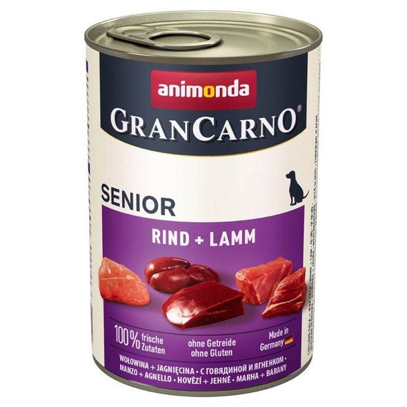 Animonda Grancarno Senior Cielęcina + Jagnię 400g