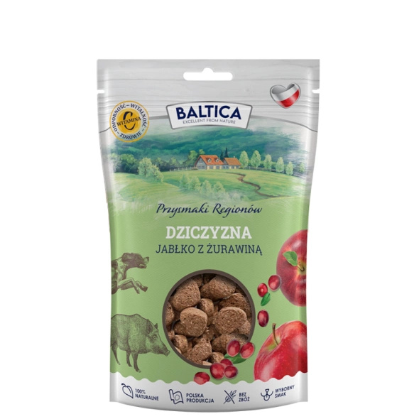 Baltica Przysmaki Regionów Dziczyzna z jabłkiem 100g