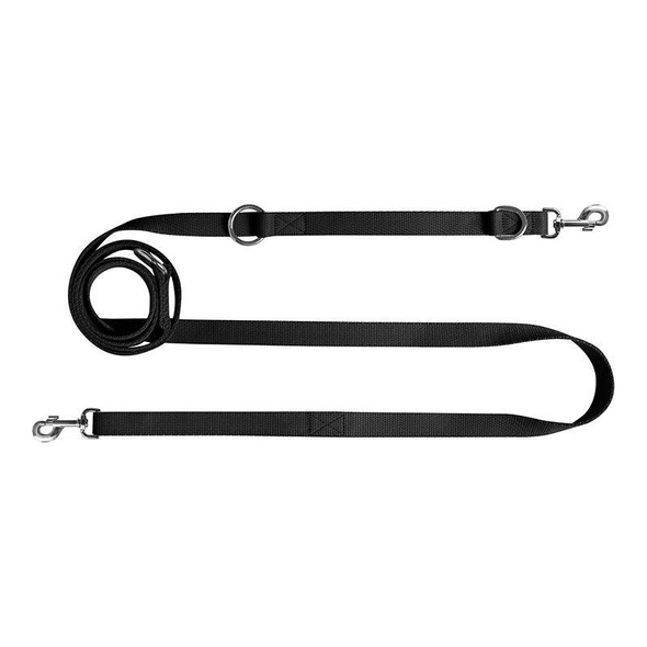 Chaba Smycz taśma regulowana 20 czarna