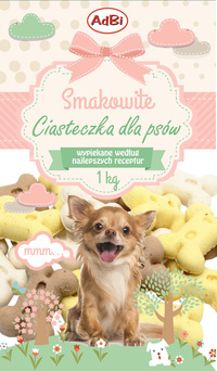 ADBI-CIASTKA 1kg PUPPY MIX WANILIA