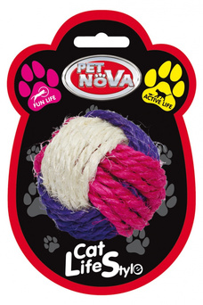 Pet Nova Piłka sizalowa 6cm