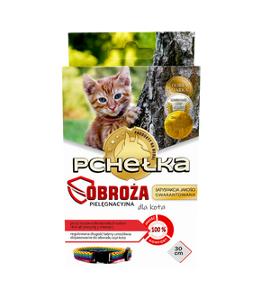 Pchełka Obroża dla kota pielęgnacyjna 30cm
