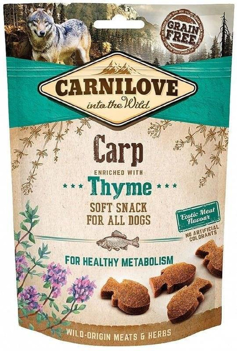 Carnilove Dog Soft Snack Carp & Thyme 200g