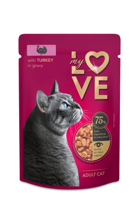 My Love – karma mokra dla kota z indykiem w sosie (85 g)