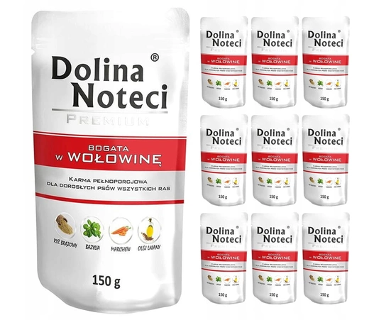 ZESTAW Dolina Noteci 10x150g Wołowina 