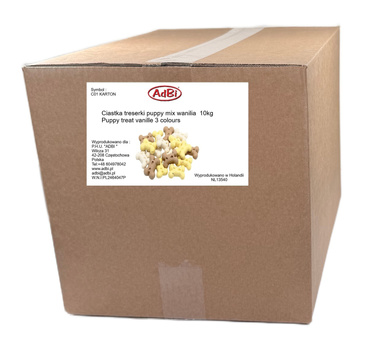 ADBI-CIASTKA 10kg PUPPY MIX WANILIA     