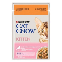 Purina Cat Chow Kitten Indyk z cukinią 85g